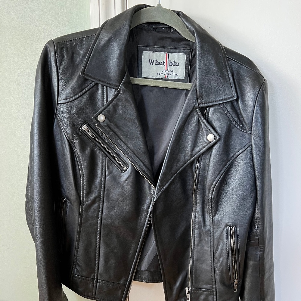 Whet Blu Vintage NYC Leather Jacket